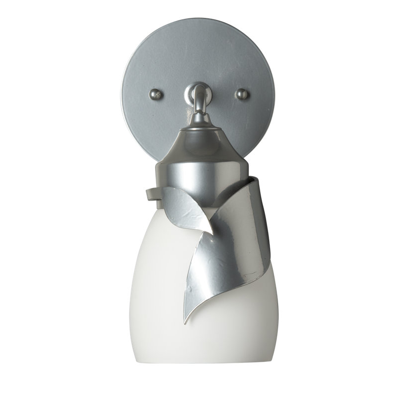 Lapas 1 - Light Dimmable Bath Sconce, Opal White, Sterling