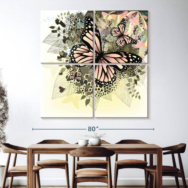 Brampt Butterfly Eden, 74" H x 74" W