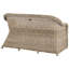 Chilson 150cm Wide Curved Wicker Patio Sofa with Cushions-201337096