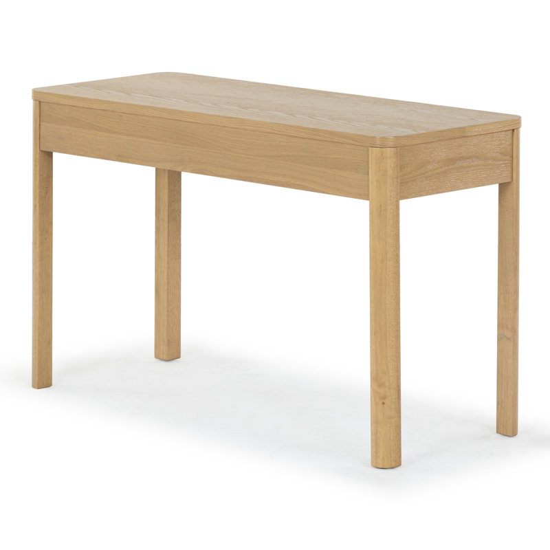 Gabrietta Solid + Manufactured Wood Writing Desk, Natural