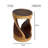 Corby Solid Wood End Table-2055196440