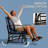 Double Patio Bench (Black,Blue)