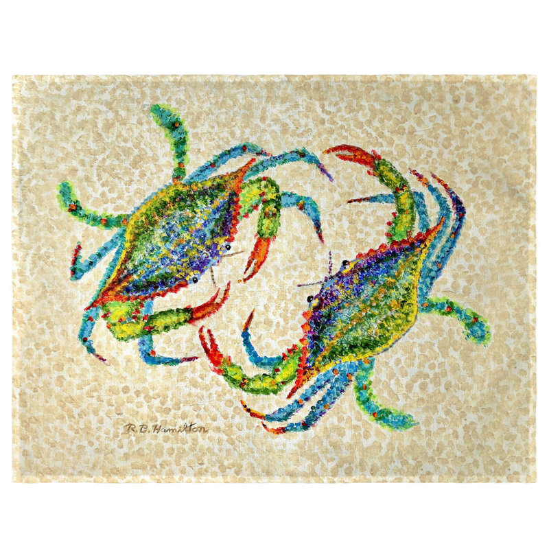 Ensemble de napperons 4 pièces Crab Dance
