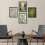 Décor de salle de bain Bureau Mid-Century Collage Motif Forme abstraite Minimalisme Relax / Zen-93012382-93012385