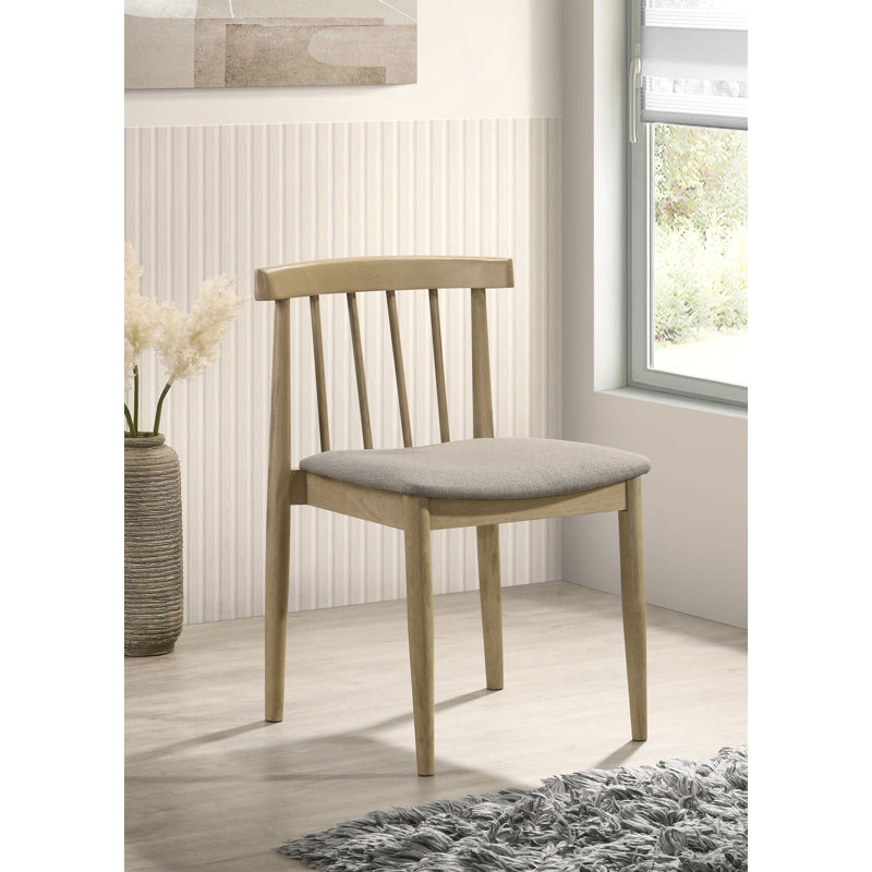 Chaise d'appoint de salle à manger Cullen, Chêne naturel