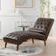 Chaise longue rembourrée