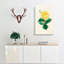Illustration of a Yellow Rose - Wrapped Canvas-55359598