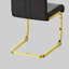 Ensemble de 4 chaises de salle à manger modernes en similicuir avec pieds en forme de C-1980166009-1980235566