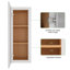 Armoire murale standard Shaker Dove l 15 po x P 12 po x H 36 po Homeibro Cozy Design-925975468-926327722