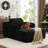 Boneless Velvet Oversized Chaise Lounge Sleeper Sofa-429145837