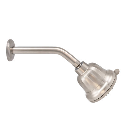 5" Round 5-Function Filtered Adjustable Spray Shower Head with 8" Shower Arm
