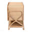Armoire de rangement en rotin naturel 2 portes