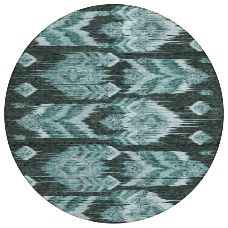  Lummus Non-Slip Door Mat, Round 8'