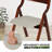 Nazifah Foldable Dining Chairs Bistro Chairs With Wooden Back And Padded Seats For Kitchen, Wedding, And Picnic-1564489908
