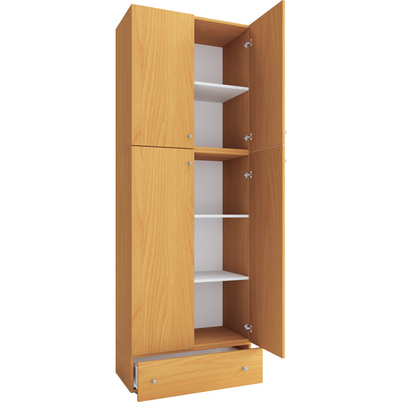 Alixia 70cm Wide File Cabinet, Brown