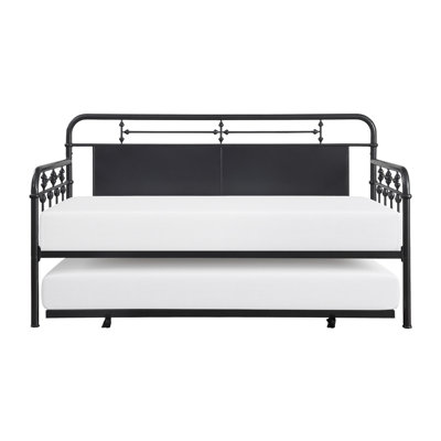 Ventrice Steel Daybed with Trundle Bed