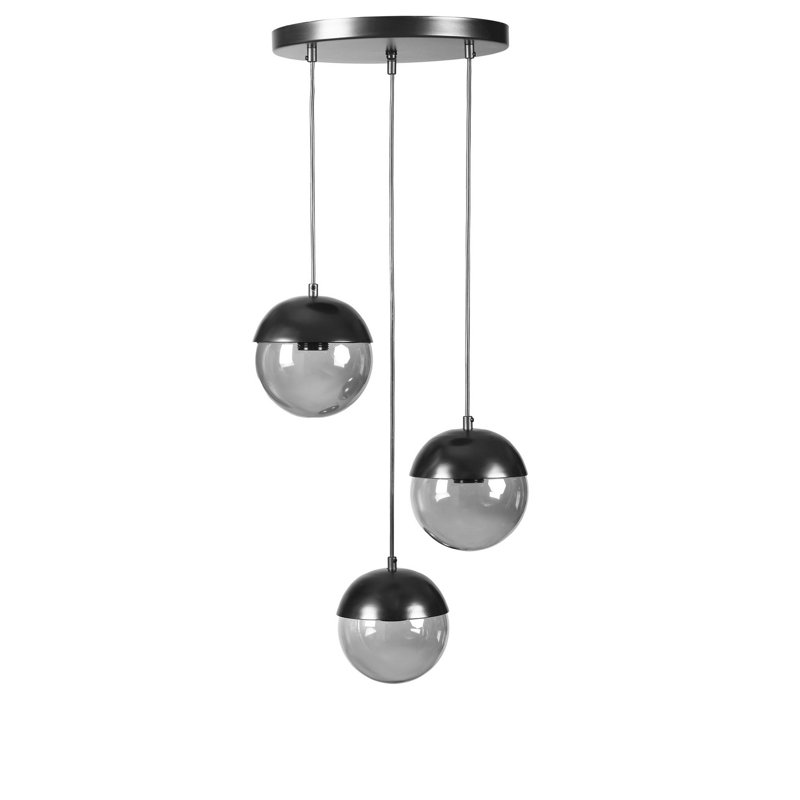 Chandle Chandelier, Dark Grey