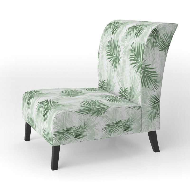 Fauteuil de chambre Floral, Pantoufle sans accoudoirs
