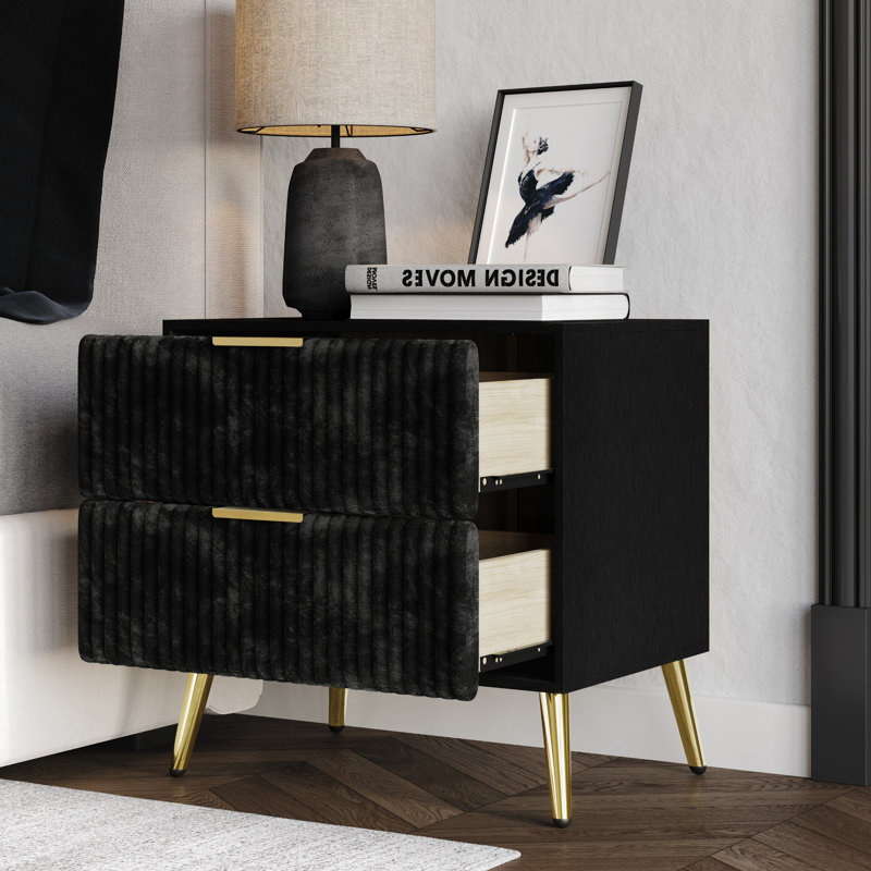 Jacque 2 Drawer Nightstand