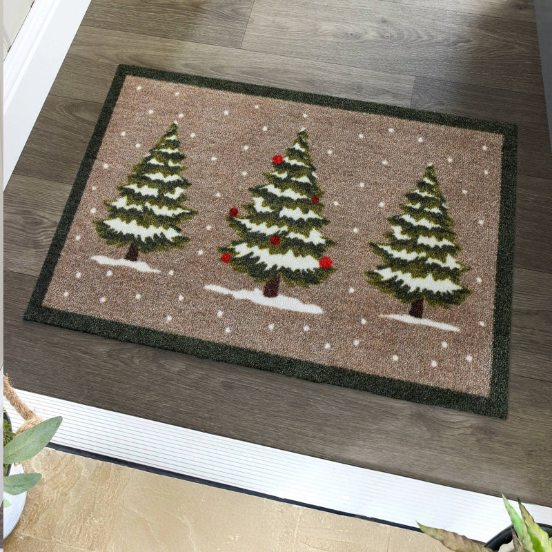 Non-Slip Christmas Indoor Doormat, 50cm W x 75 cm L