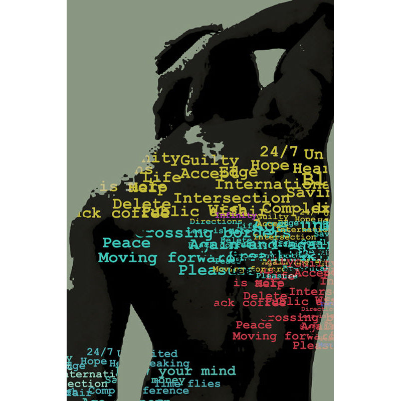 The Writings On The Wall Print by Chelsea Art Studio, Plexi, 60" H x 40" W x 1.5" D