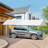 Outsunny 10'X20' Carport Heavy Duty Galvanized Car Canopy With Included Anchor Kit, 3 Reinforced Steel Cables, White