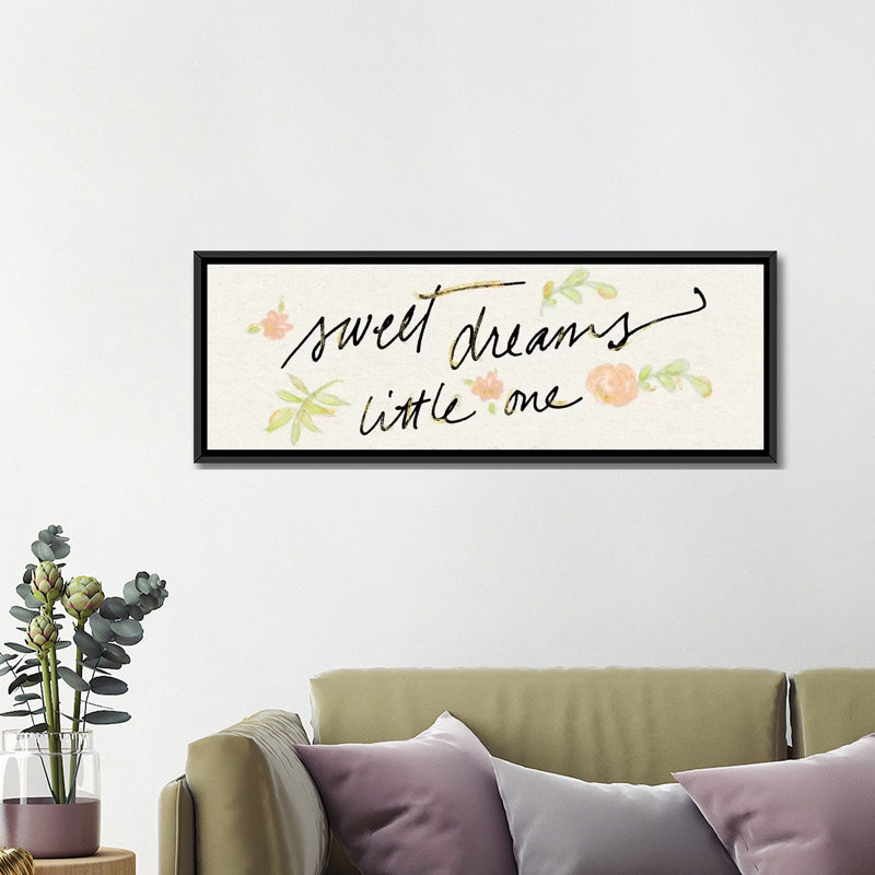 «Sweet Dreams Little One» par Sue Schlabach, impression sur toile tendue sur châssis, H 16 po x l 48 po x P 1,5 po