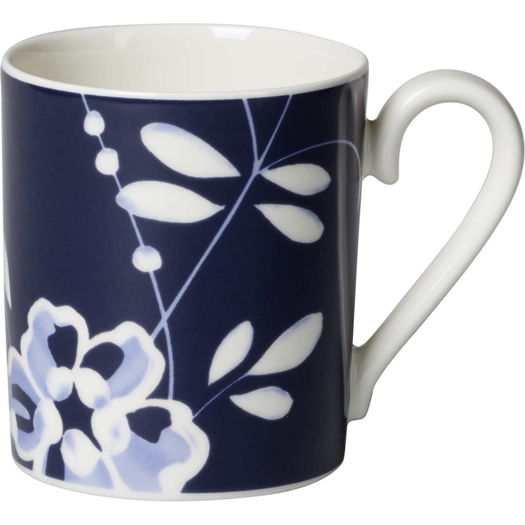 Villeroy & Boch Old Luxembourg Brindelle 8.25 oz. Blue/White Coffee Mug Villeroy & Boch
