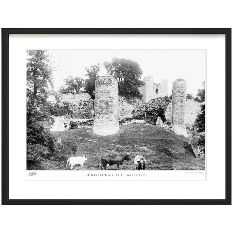 Conisbrough, The Castle 1903 - Single Picture Frame Print, 28cm H x 36cm W x 2.3cm D