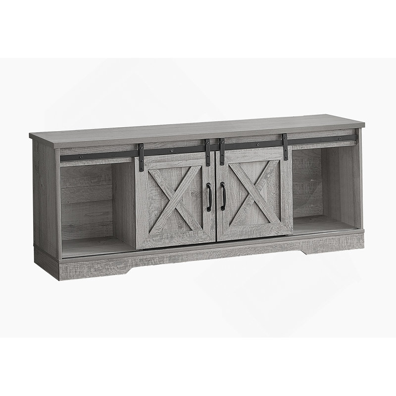 Transitional Style TV Stand With Storage Cabinet, Ideal For Entertainment Centers In Living Room And Bedroom, Offering Ample Space And Modern Design