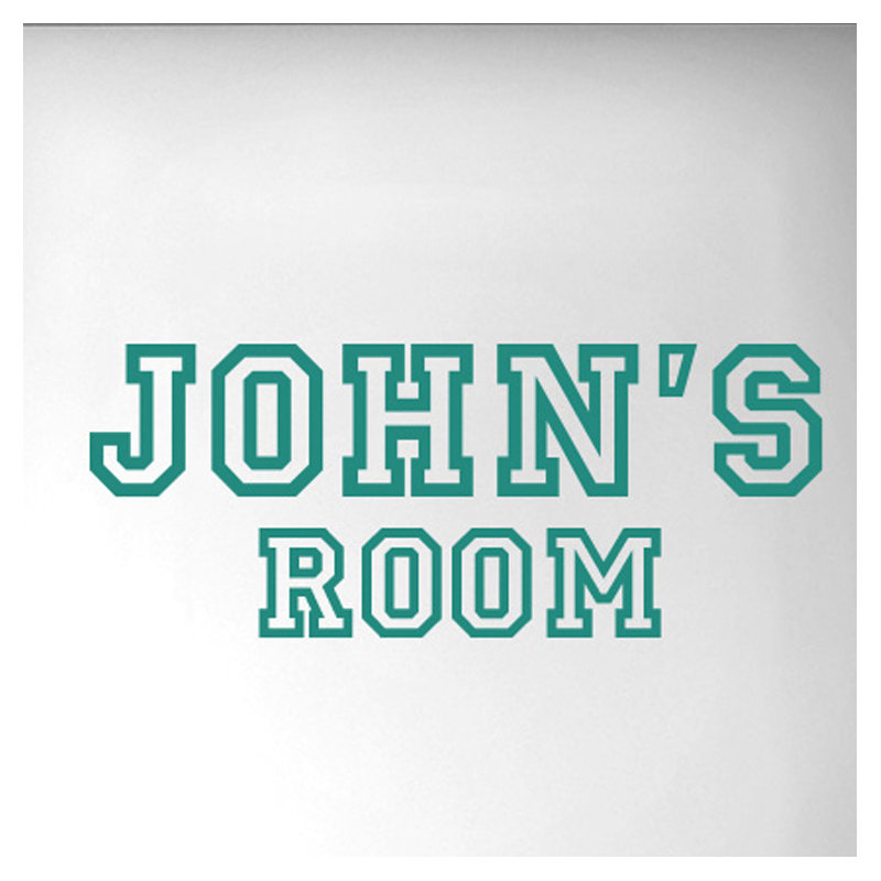 Wall Decal, Aqua Green