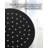 8 in. 1-Spray Patterns Wall Mount Rain Fixed Shower Head-111845955