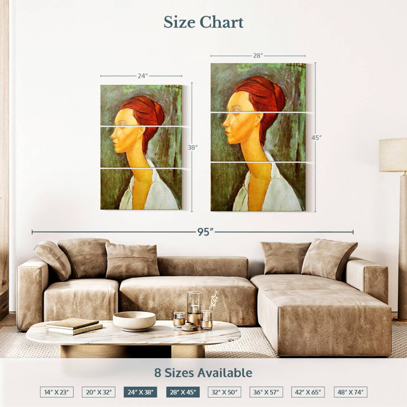Leisha, portrait de Lunia, H 38 po x l 24 po