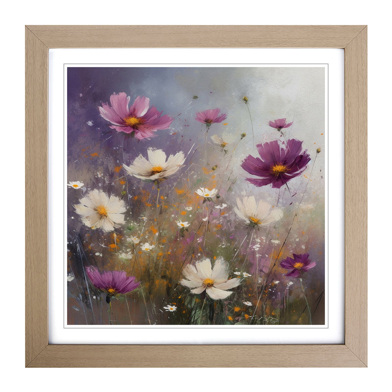 Single Picture Frame Print on Wood, Oak