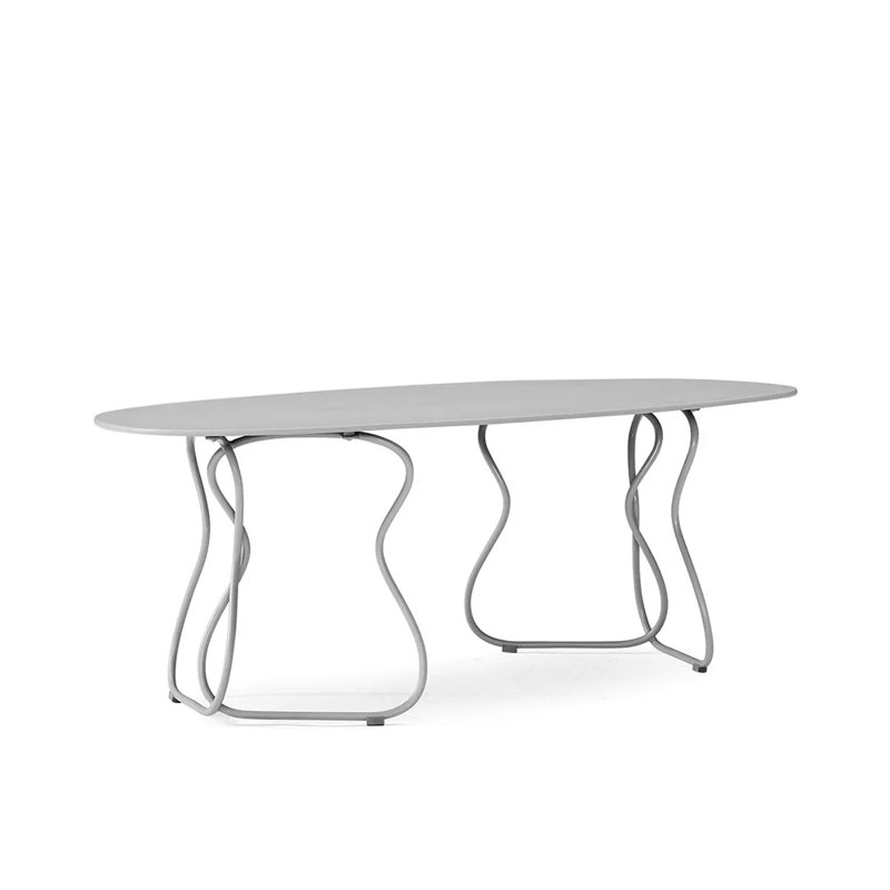 Trame Outdoor Coffee Table, Dolphin Gray