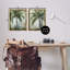  Ensemble de 2 toiles flottantes encadrées Palm Trees Impressions par Nan-976544762-976544709