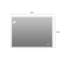 Miroir de salle de bain 24 po x H 32 po