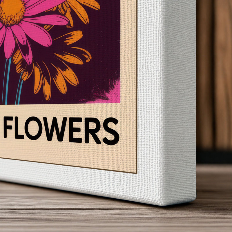 Take Your Time Retro 1 Piece Wrapped Canvas Wall Art, 18x12 - 45.7 x 30.5 cm, White Border