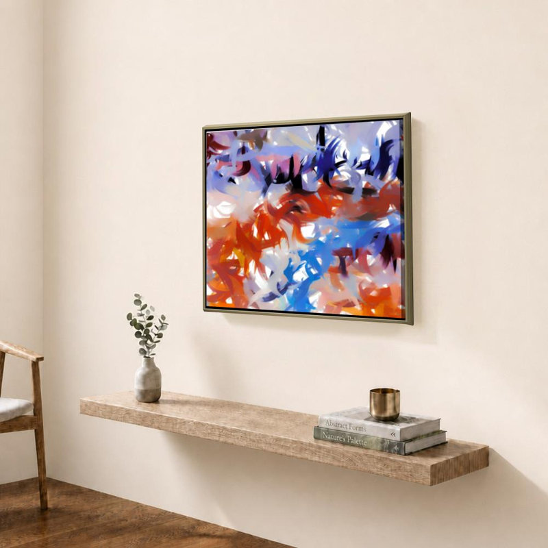 Colossiens 3: 1. «Renewed In Christ» par Mark Lawrence, reproduction, H 31,5 po x l 51,5 po x P 2 po, Cadre flottant