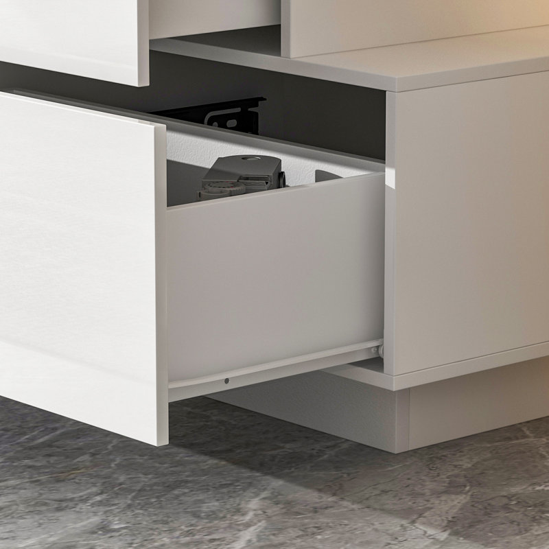 Kevonda 50.8'' W 6 - Drawer Dresser, White