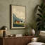 Houses and Mountains Scandinavian - Wrapped Canvas-93386568-93386547