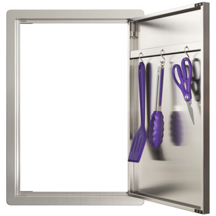 Sersper Outdoor Kitchen 304 Stainless Steel Single Drop-in Access Door with Venting Holes