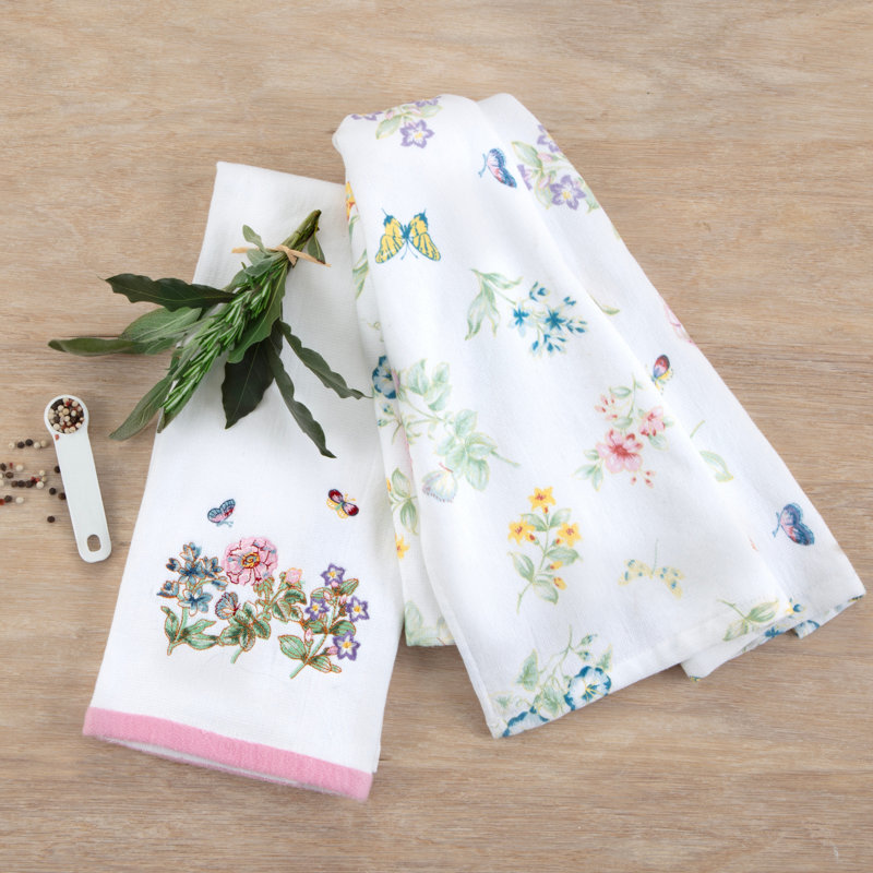 Serviettes de cuisine Lenox Butterfly Meadow