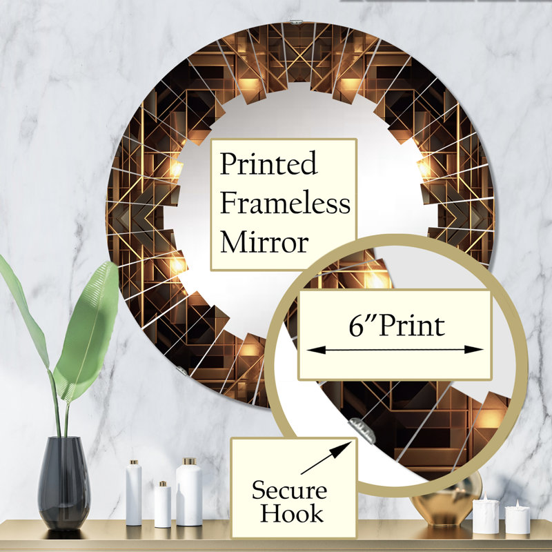 Avior Circle Wall Mirror, 32" x 32"