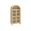 Armoire de rangement Annche de 71,16 po de hauteur, avec tablettes réglables, porte en acrylique, pour un rangement bien rangé dans les armoires de cuisine, grande porte moderne pour une organisation efficace