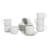 Ten Strawberry Street Simply Square 45 Piece Dinnerware Set, Service for 8 Plus Serveware