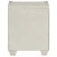 Compact Grey Nightstand With Charging And Shelf For Small Rooms Bedroom Display Space