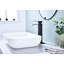 Robinet de lavabo de salle de bain, bec cascade, poignée simple, bonde escamotable, lavabo sans trop-plein, acier inoxydable, noir mat, rouille, installation simple, sans lavabo,-121636459