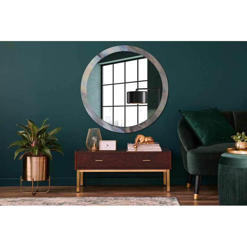 Huldar Glass Flat Wall Mirror