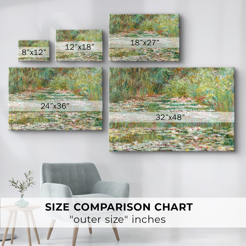 Paysages rétro-CLxxviii - Cavas enveloppés de galerie, 32 x 48